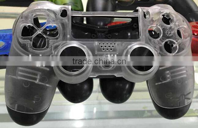 color Transparent Clear crystal Controller Full Housing Shell for Dualshock for PS4 for Playstation 4 Clear Controller shell