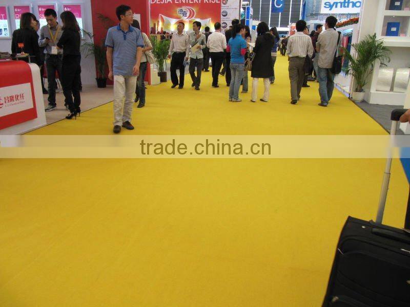 Needle Punched Nonwoven Plain Surface Exhibition Carpet