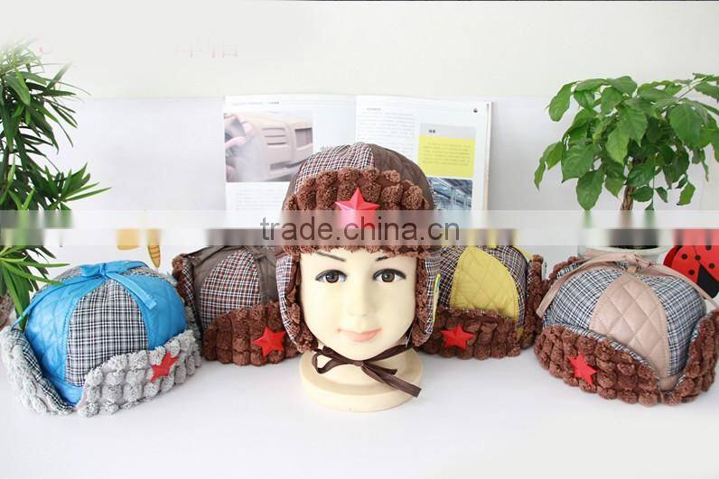 Over 13 years experience unisex cheap unisex baby reversible animal style red winter cap