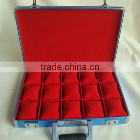 40mm watch case,ABS panel watch storage box,aluminum fancy watch box