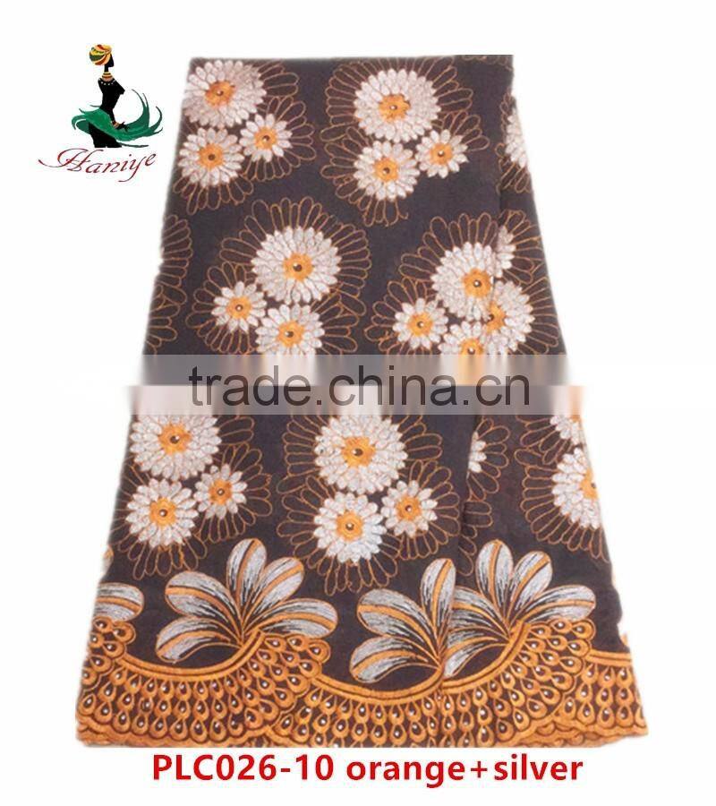 Haniye 2016/top quality hot selling cheap price for man dress swiss voile lace polish cotton laces /PLC026