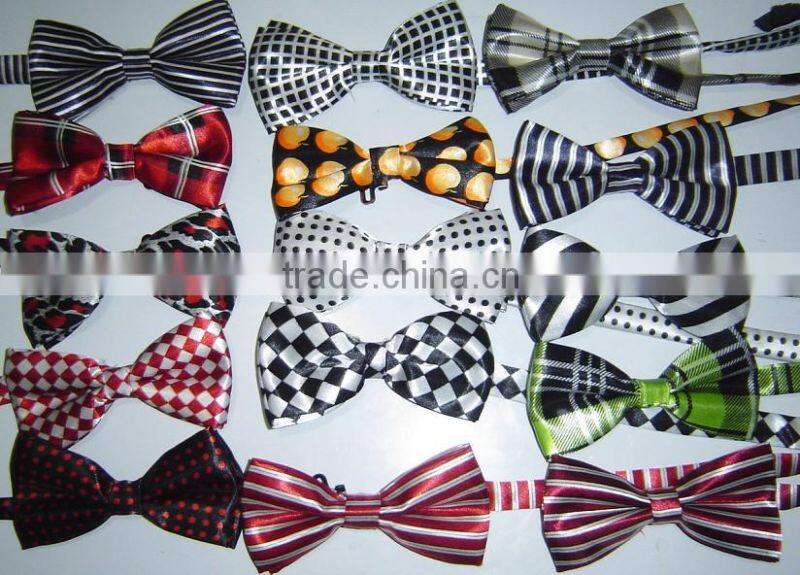 Fashions Men's Formal Commercial bowties Solid Color Tuxedo Classic Bow tie Pre Wedding Party Satin Bow Tie Necktie