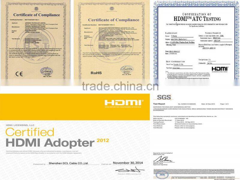 5m Slim hdmi cable with black molding