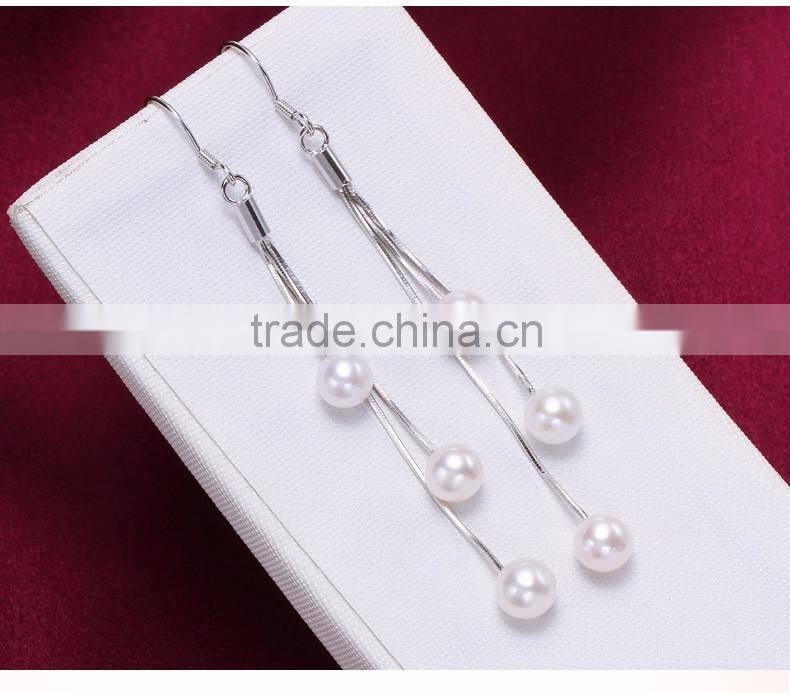 Low Price Artificial Pearl Chandelier Earrings for women