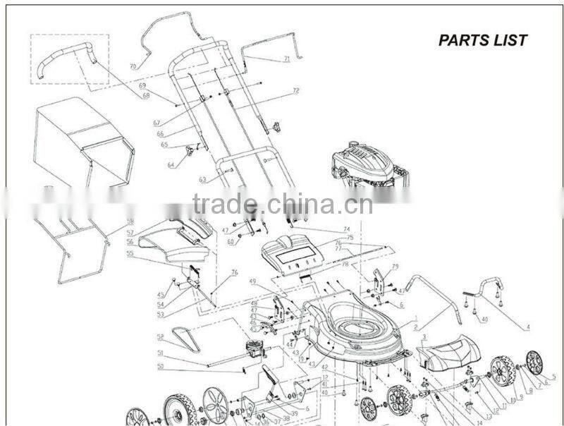 New 2013 Germany Imported Gasoline Lawn Mover