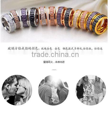 Stainless Steel photo jewelry finger rings fashion jewelry big rings fashion finger ring for women