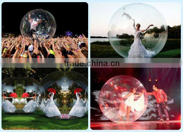 2014 newest funny inflatable water rolling ball