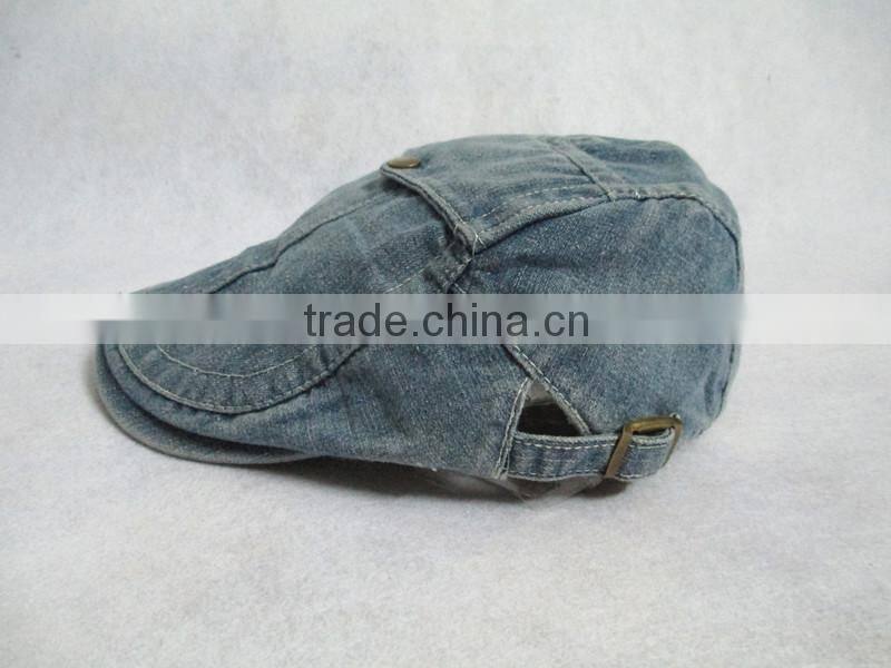 custom beret hats and caps wholesale denim beret hat for woman