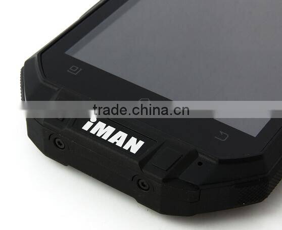 iMAN i3 Smartphone IP68 Android 4.2 MTK6589T 1GB 16GB 4.3 Inch QHD IPS Screen Black