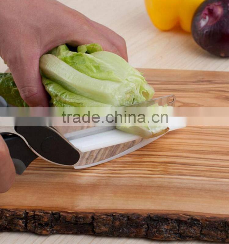 Clever new design unique creative smart vegetable fruit cutter 2 in 1