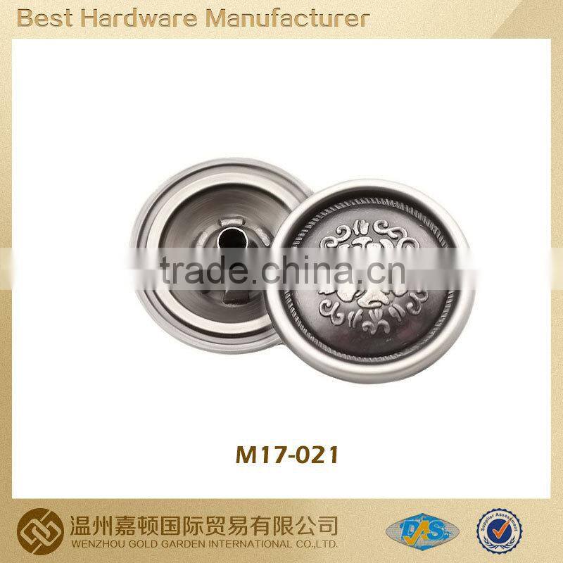 Alloy snap fastener for clothing various designs customized