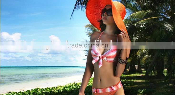 beach sun folding straw hat