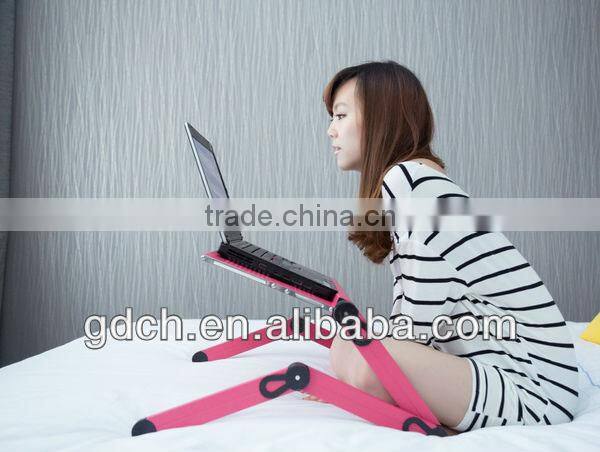 Adjustable Laptop Folding Table Portable Bed Tray Table