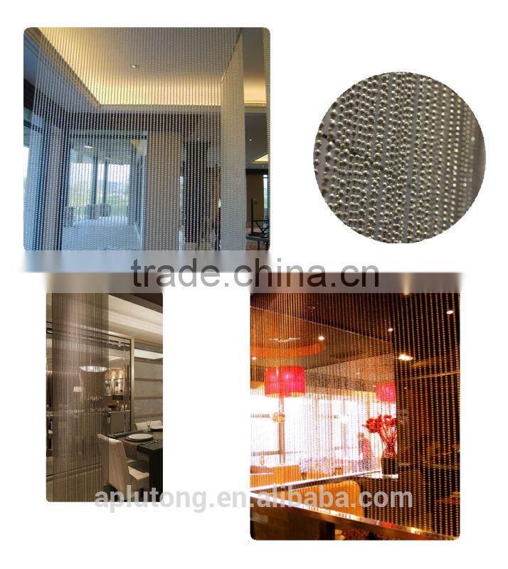 free sample string curtain with beads for room dividers