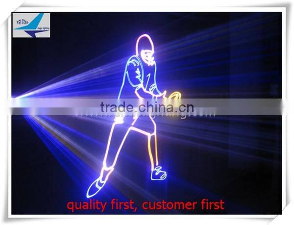 2.4w Mid-range RGB full-color laser light with 128 pattern or 42 animation