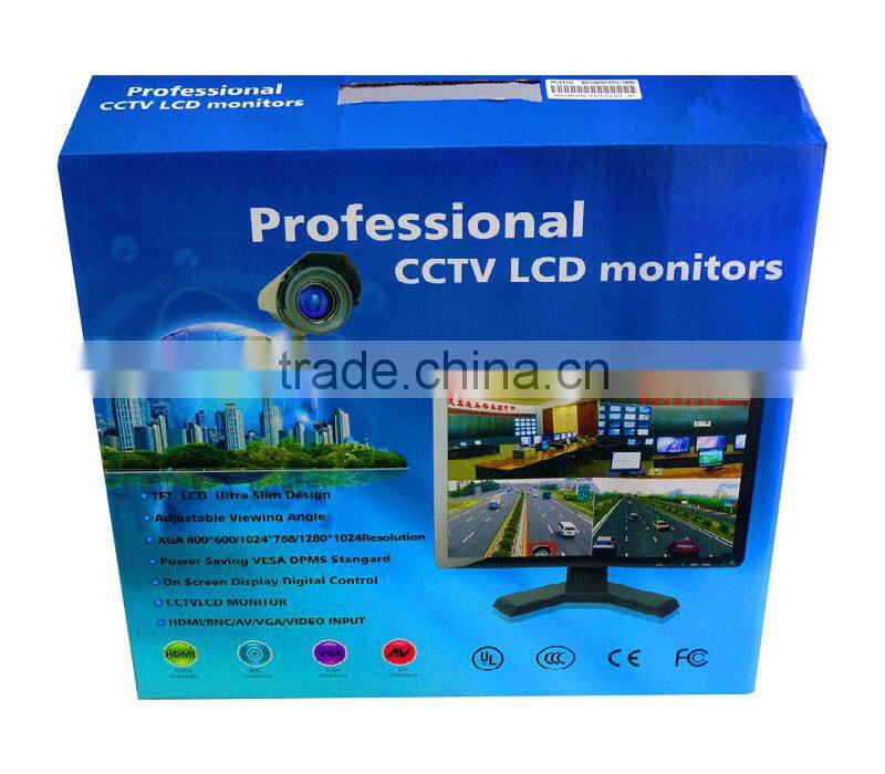 15 Inch HDMI Monitor, BNC/CCTV Monitor, 15 inch CCTV LCD Monitor