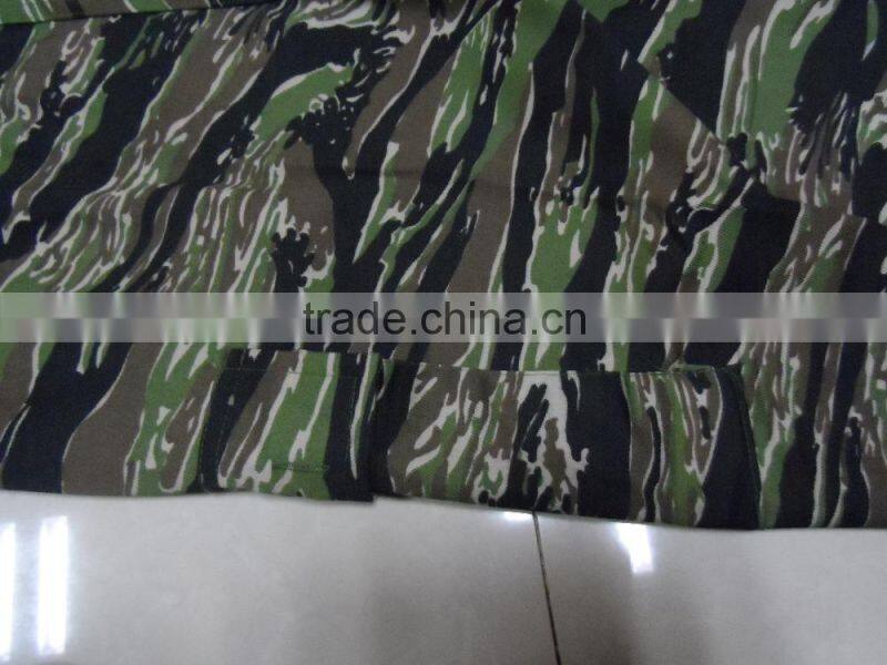 OEM 35% cotton 65%polyester twill afghan army dress grey camouflage jungle camouflage BDU clothing
