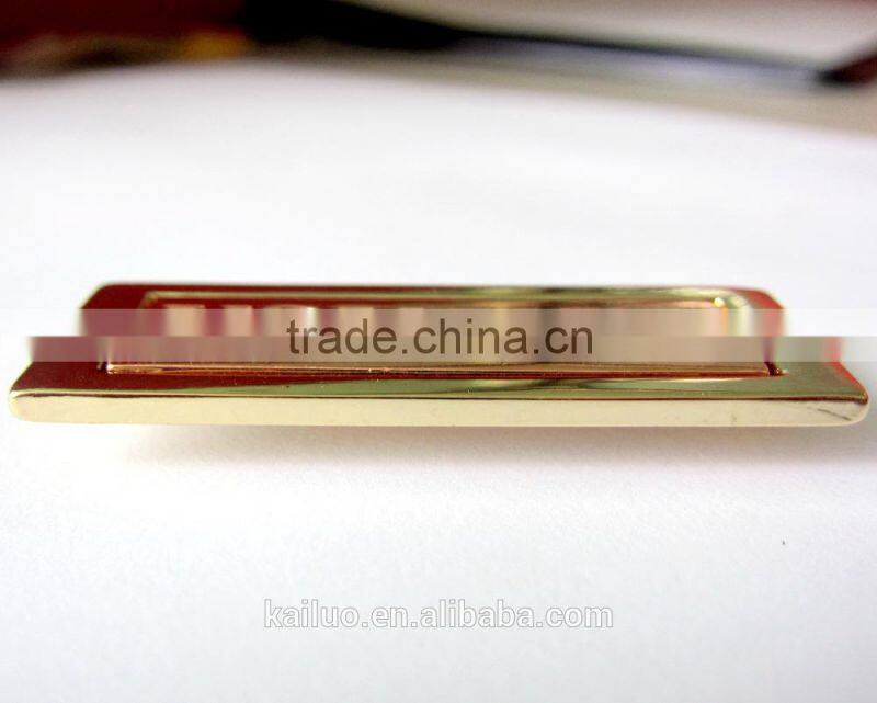 two color design jeans metal label/metal plate