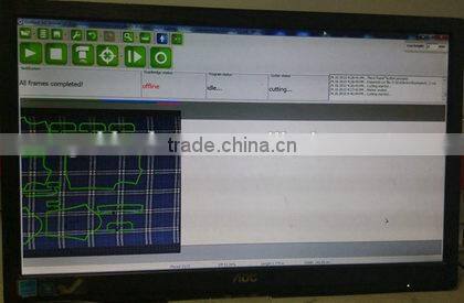 Vision Laser Cutting System for Patterned Fabrics Marker Matching