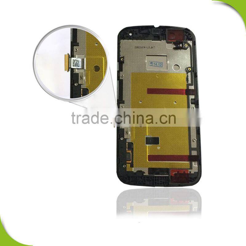 Hot Sale Factory Price Display For Motorola, LCD For Moto G2 With Frame, For Moto G2 LCD Screen