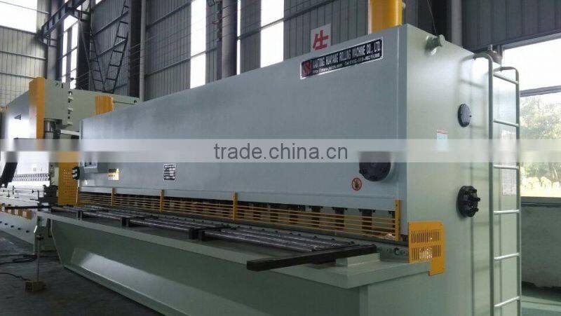 Hot sale 4000mm nc steel guillotine shear machine hydraulic metal sheet cutting machine 8mm