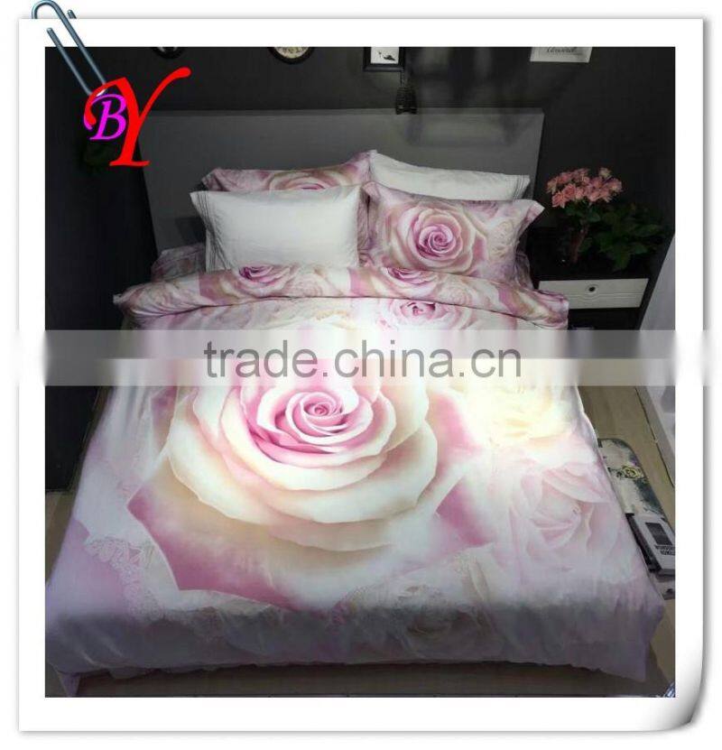 100% Cotton 3D Reactive Printed Bedding Sets