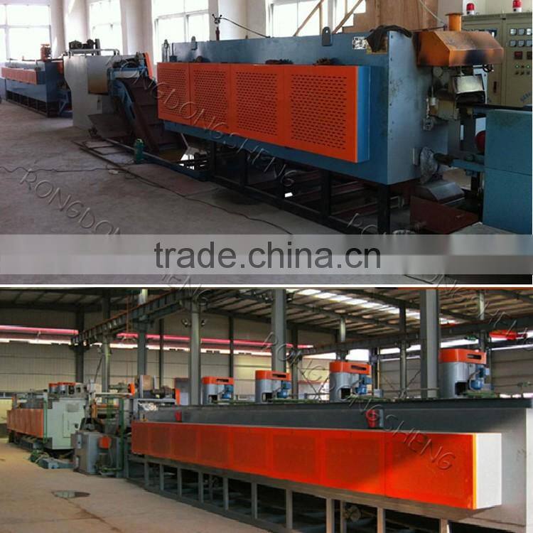 Continuous heat treatment tempering oven used for screws