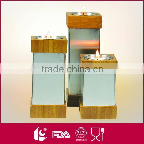 Competitive china candle holders price, wholesale bamboo candle holders