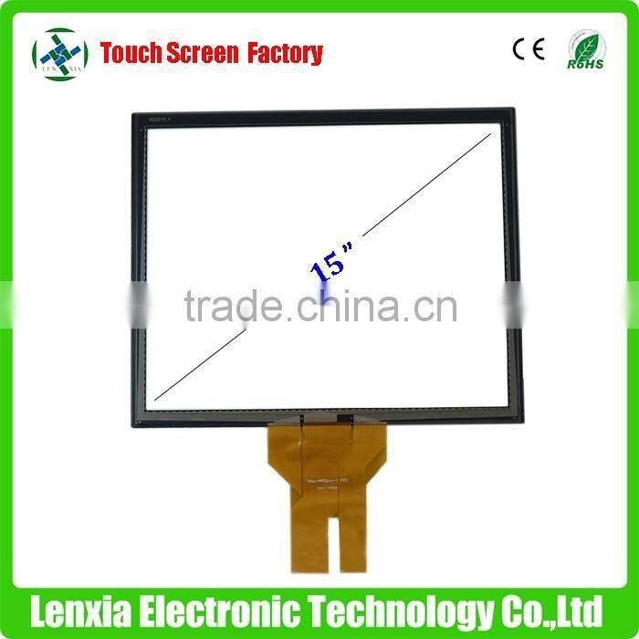 15 inch PCAP USB touch screen with EETI touch controller