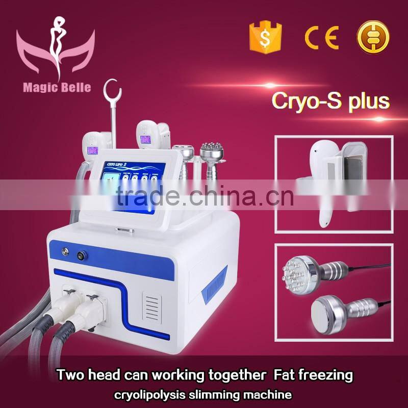 Hottest Cold Hammer & RF Wholsale Double Cryo Handle 4 in 1 Cryolipolysis machine with FDA
