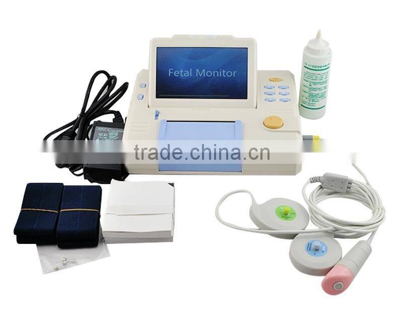 CE Approved Medical Device Portable 7 inch Color Screen Fetal/Baby Fetal Monitor RFM-300B-Shelly