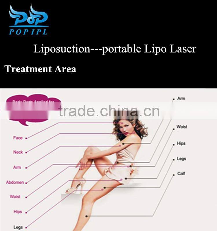 Laser suction portable Lipo Laser Slimming Machine For Weight Loss CHINA POPIPL