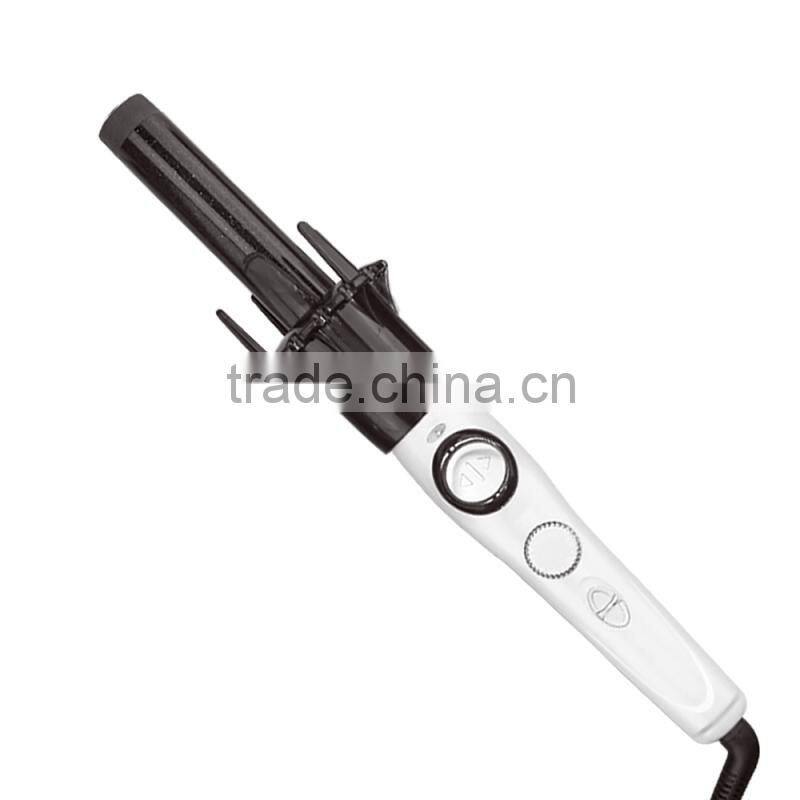 Wand Electrical Hair Curler LCD dislay automatic Nano titanium iron