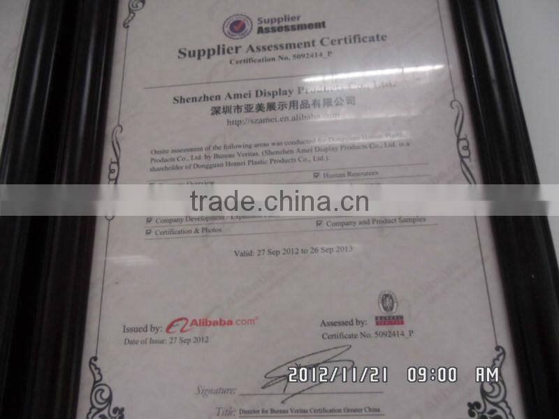 Promotional custom shape acrylic award plaque