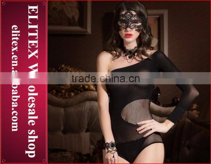 Wholesale Black Fashion Woman Body Stocking Wish Sleeve Seductive Lingerie