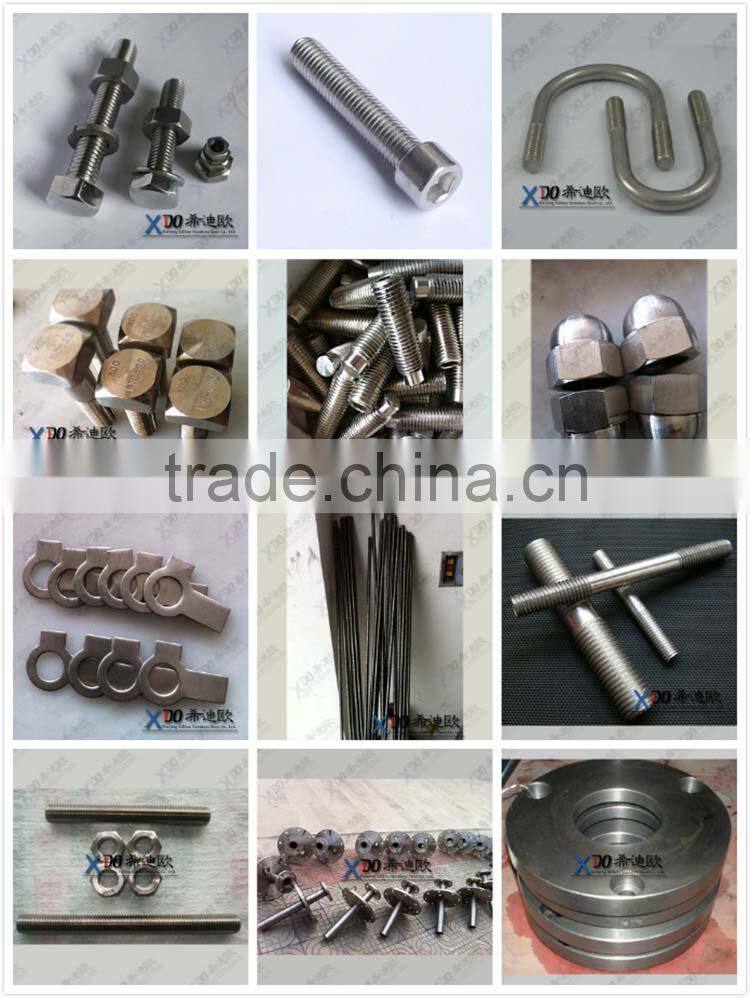 254SMO S31254 1.4547 alloy59 hardware fastener stainless steel hex thin nut m8 hexagon thin nut