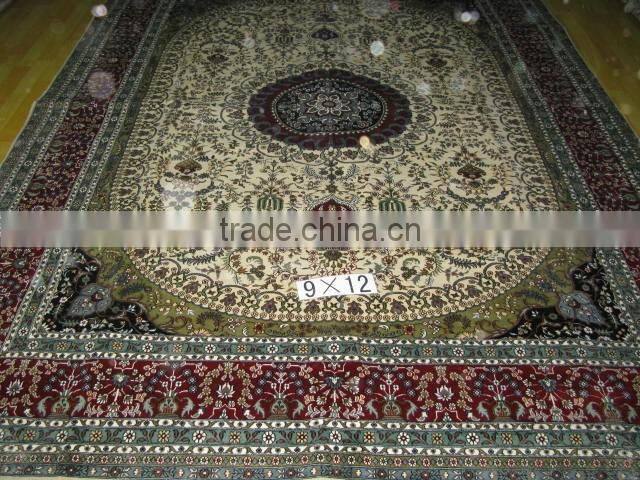 handmade silk carpet
