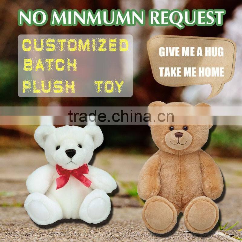 Factory price 18cm Teddy Bear Plush Toys Soft Plush Stuffy Dolls New Christmas gift