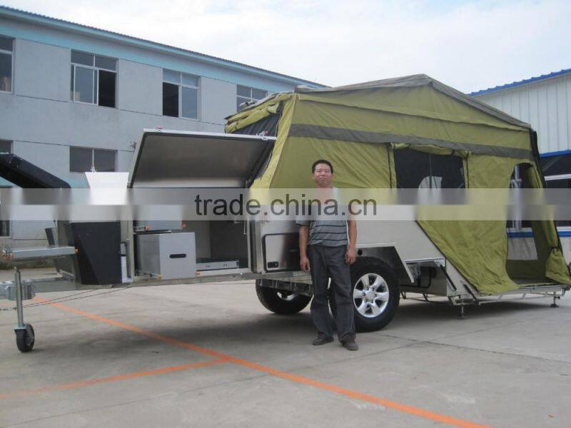 Off road hard floor camper trailer camping trailer caravan