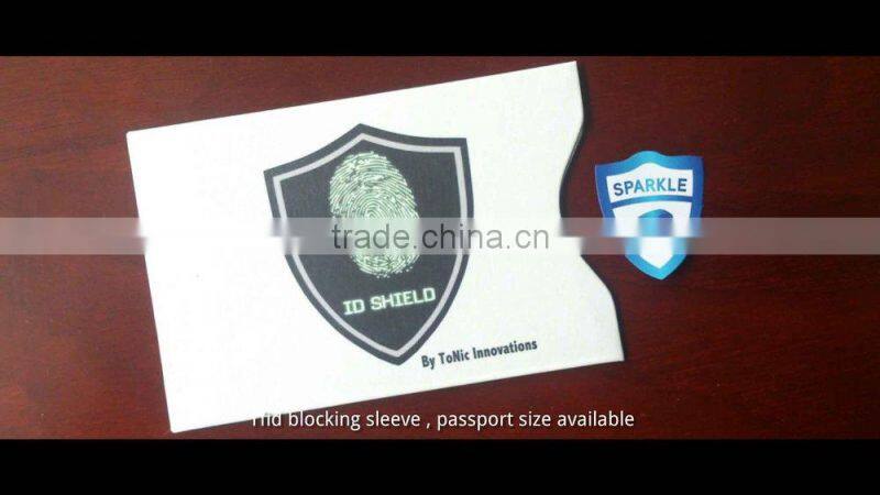 RFID Blocking Sleeves For Smart Card Credit Card