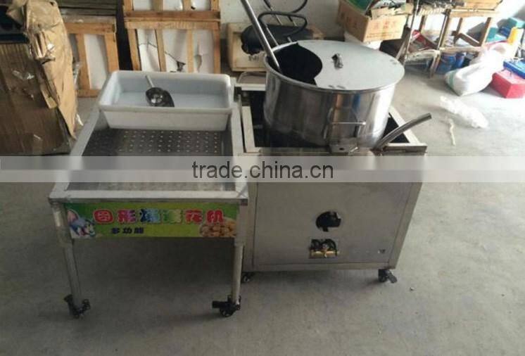 flavored popcorn machine/maize popping machine for sale