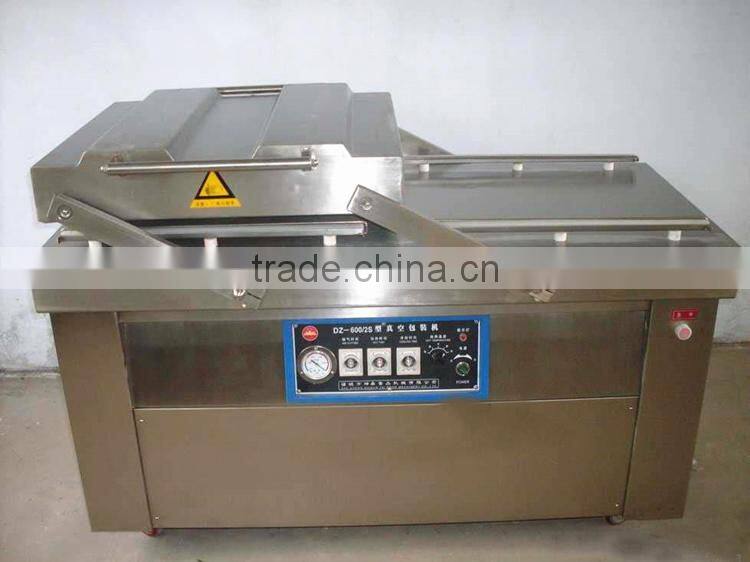 Neweek gas flushing double chamber vegetable vacuum sealing machine