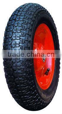solid rubber wheel from China 3.50-8