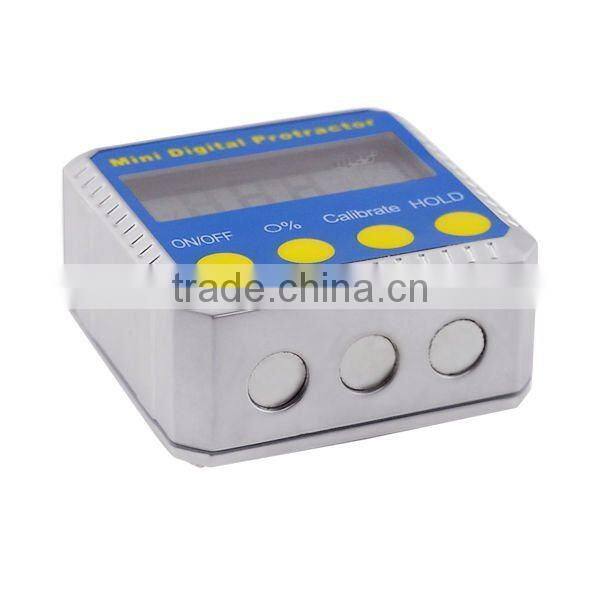 Digital Angle Gauge Meter Protractor 360 degree Magnets Base Level Slope Bevel Box Inclinometer