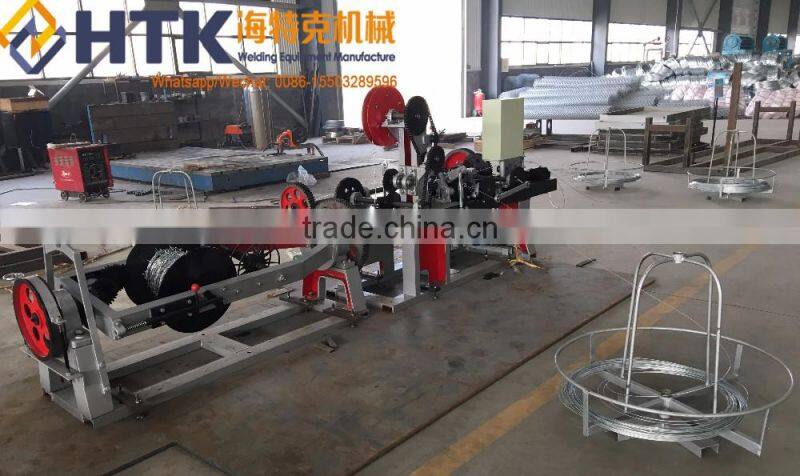Best Price High Speed Automatic Double Strands Barbed Wire Machine, Reverse Twist Barbed Wire Making Machine