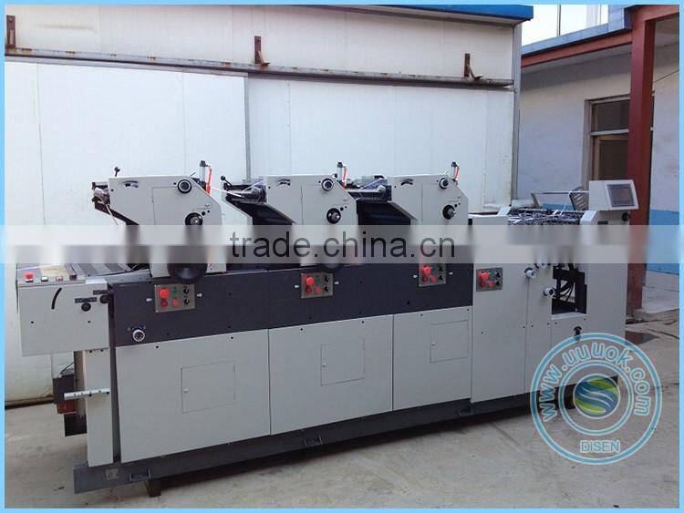 Digital control industrial 3 color offset printing machine for sale
