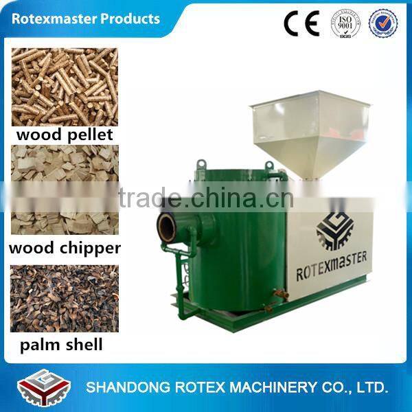 Rice husk pellet burner for cocnut powder dryer