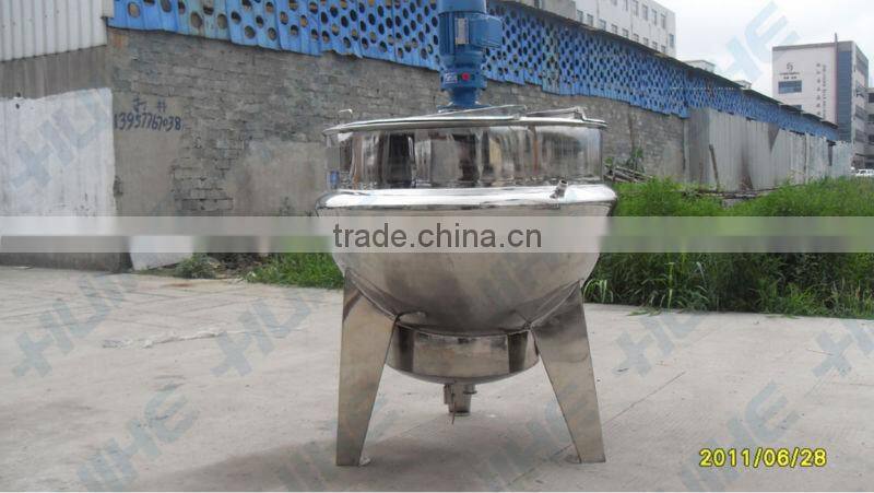 Stainless Steel Gas Heating Jacketed Mixing Kettle