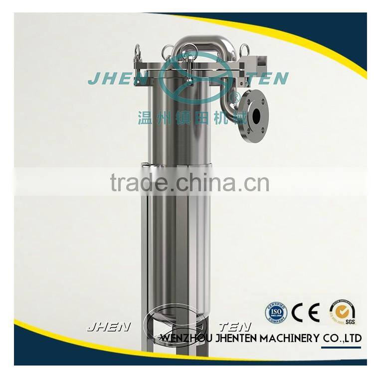 Low price stainless steel top entry bag filter