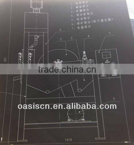 Reliable Quality Lab drum wet low-intensity Magnetic Separator//Magnetic Ore Separator/Wet Drum Separator/High Gradient Electro